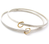 Silver Gold Hoop Bangle