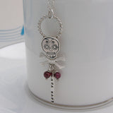 Personalised 'Lovely Bones' Silver necklace