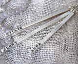 Personalised Slender Silver Bar Pendant
