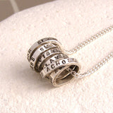 Personalised Silver Speech Bubble Necklace