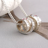 Personalised Silver Speech Bubble Necklace