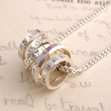 Personalised Silver Speech Bubble Necklace